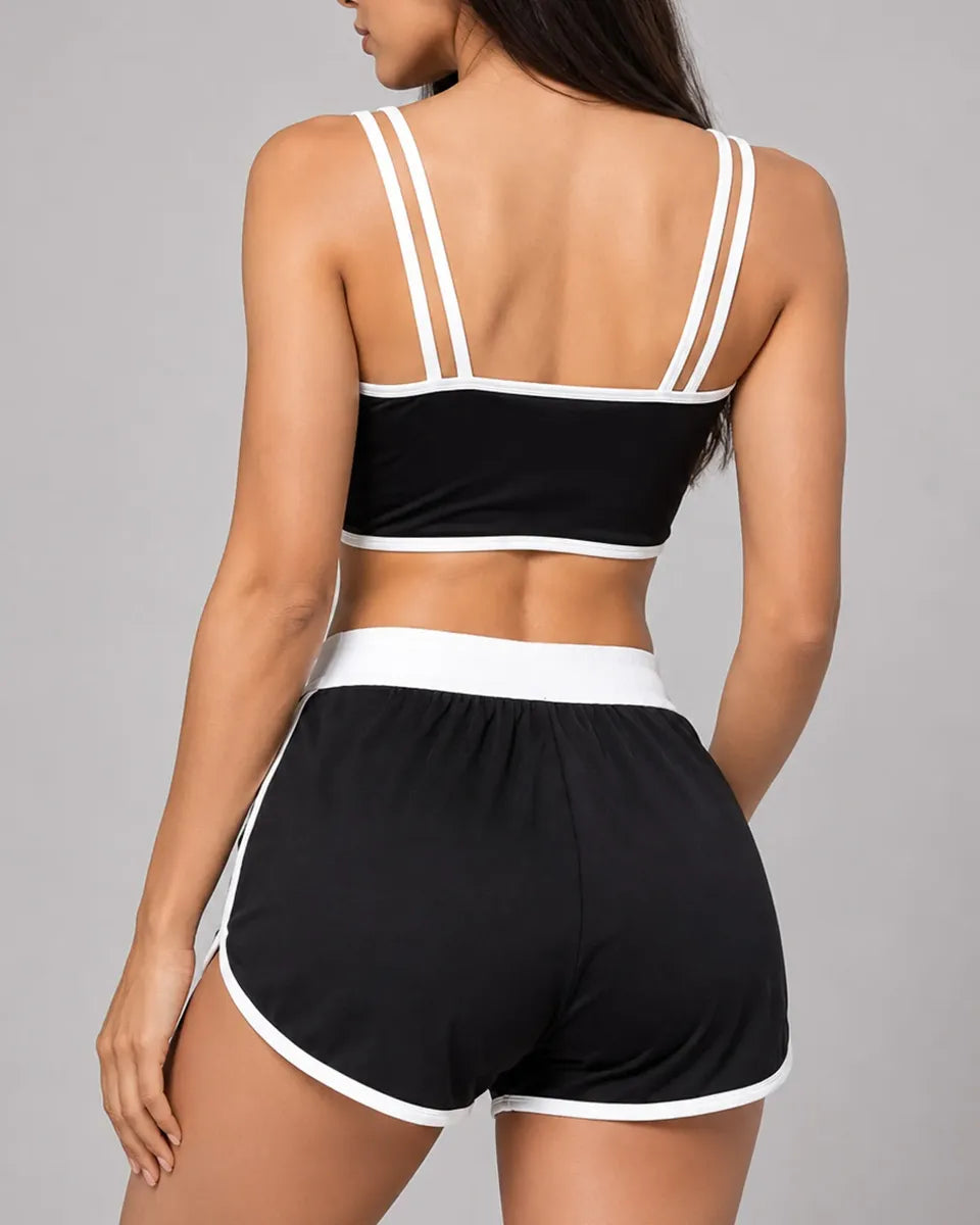 Conjunto Deportivo Mujer Short y Top