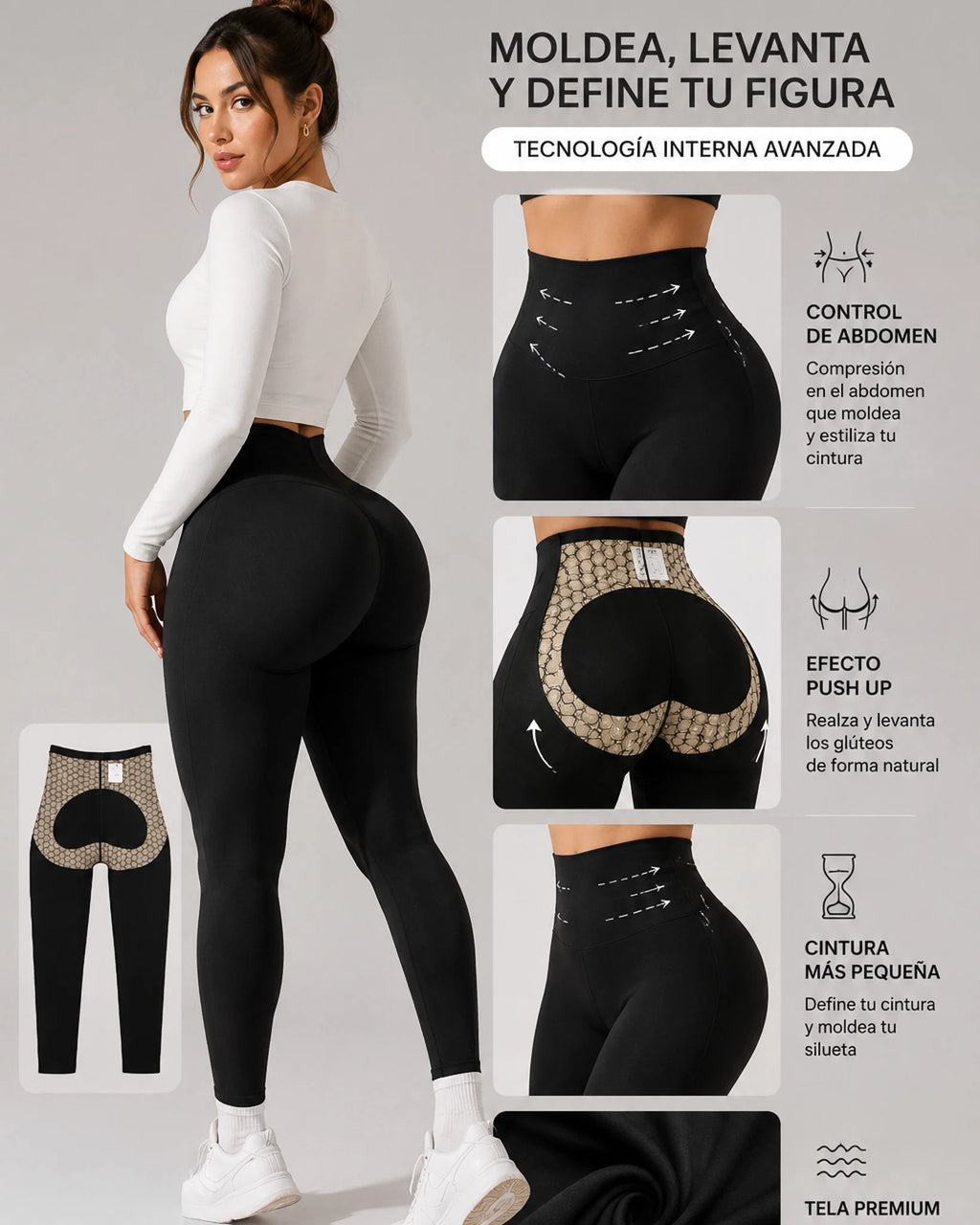 Calza Negra Push Up