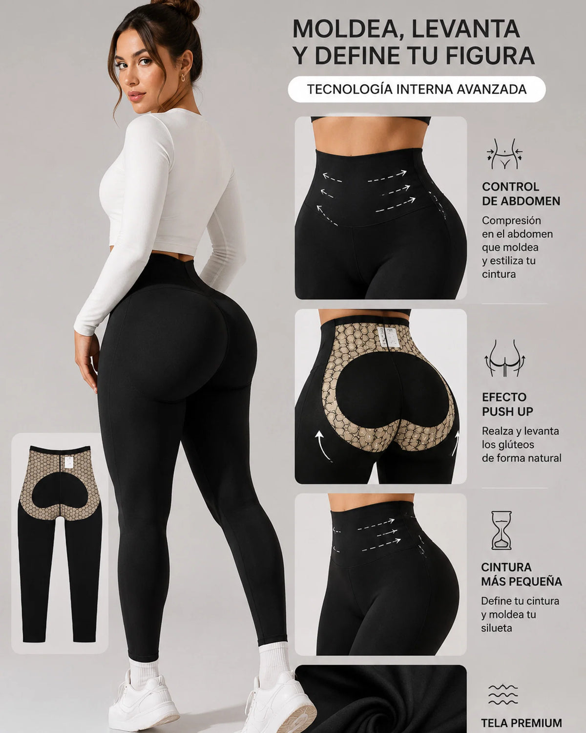 Calza Negra Push Up