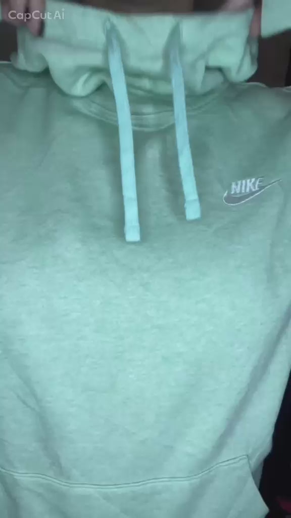 Polerón Nike Cerrado con Gorro y Cuello